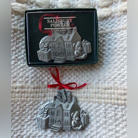 2003 Maryland Governor Ehrlich Pewter Holiday Ornament Christmas MD Republican - Picture 1 of 14